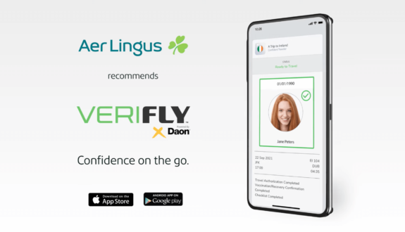 VeriFLY with <br>Aer Lingus</br>