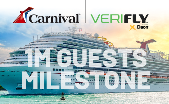 Carnival Hits 1M VeriFLY Guests