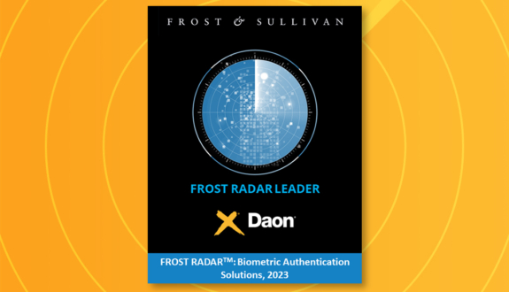Daon Named Leader in Frost & Sullivan Radar for Biometric Authentication Solutions